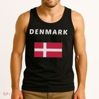 Denmark Danish Flag Souvenir Gift Copenhagen Tank Top thumb 3