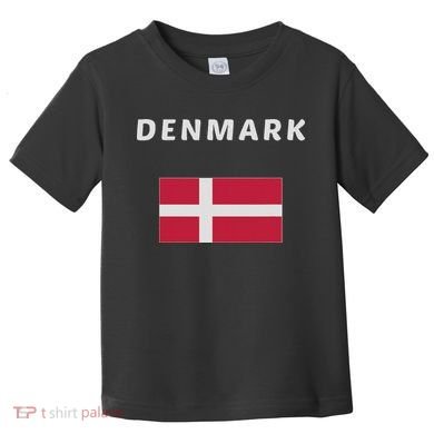 Denmark Danish Flag Souvenir Gift Copenhagen Toddler T-Shirt