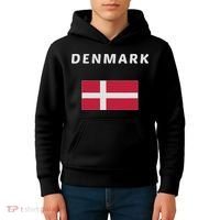 Denmark Danish Flag Souvenir Gift Copenhagen Kids Hoodie thumb 4