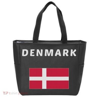 Denmark Danish Flag Souvenir Gift Copenhagen Tote Bag