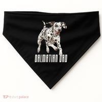 Dalmatian Dad Father Parent Dal Dog Running Cute Adorable Cute Gift USA-Made Doggie Bandana thumb 0