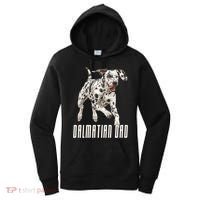 Dalmatian Dad Father Parent Dal Dog Running Cute Adorable Cute Gift Women's Hoodie thumb 0