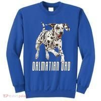 Dalmatian Dad Father Parent Dal Dog Running Cute Adorable Cute Gift Sweatshirt thumb 0