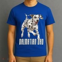 Dalmatian Dad Father Parent Dal Dog Running Cute Adorable Cute Gift T-Shirt thumb 3