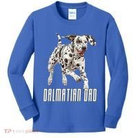 Dalmatian Dad Father Parent Dal Dog Running Cute Adorable Cute Gift Kids Long Sleeve Shirt thumb 0