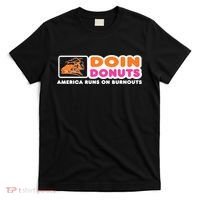 Doin Donuts Funny Burnout Racing Car Enthusiast T-Shirt thumb 0