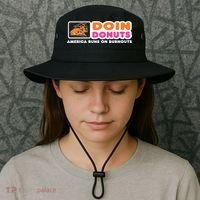 Doin Donuts Funny Burnout Racing Car Enthusiast Bucket Hat thumb 3