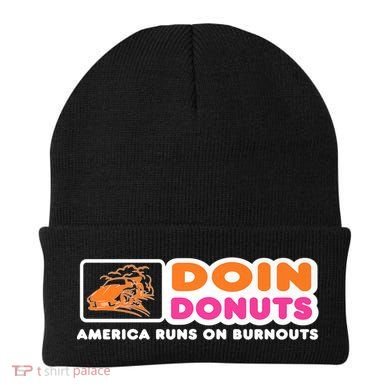 Doin Donuts Funny Burnout Racing Car Enthusiast Beanie