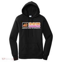 Doin Donuts Funny Burnout Racing Car Enthusiast Women's Hoodie thumb 0