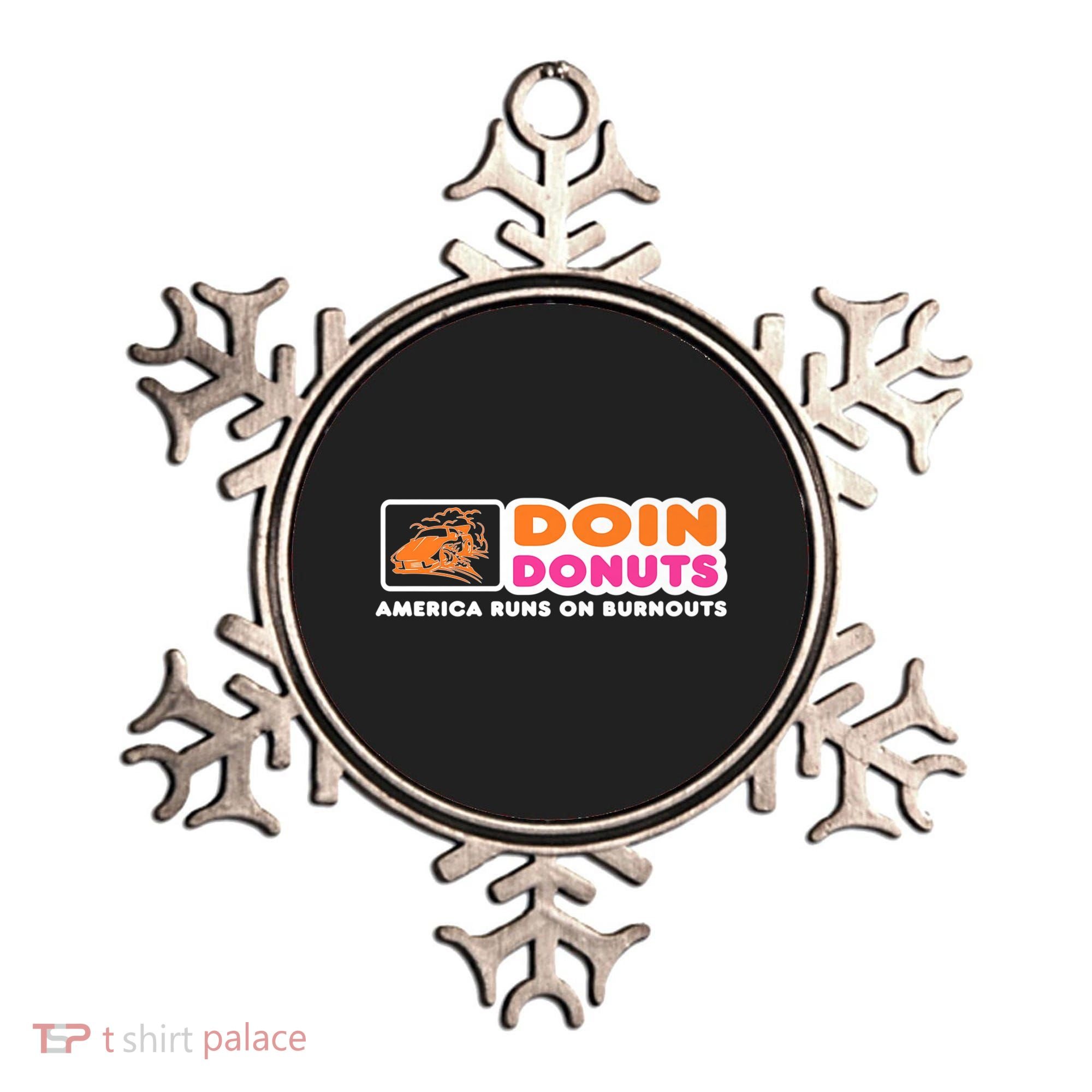 Doin Donuts Funny Burnout Racing Car Enthusiast Ornament