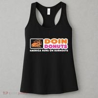 Doin Donuts Funny Burnout Racing Car Enthusiast Women's Tank Top thumb 3