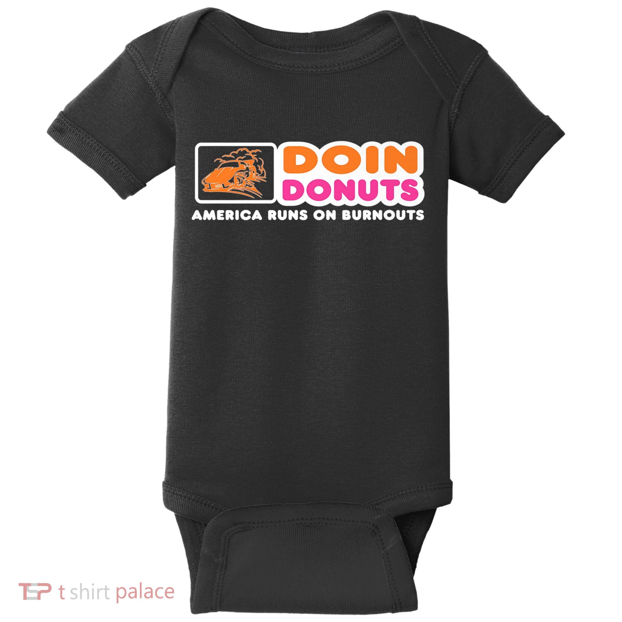 Doin Donuts Funny Burnout Racing Car Enthusiast Baby Bodysuit
