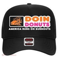 Doin Donuts Funny Burnout Racing Car Enthusiast Hat thumb 0