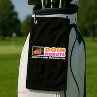 Doin Donuts Funny Burnout Racing Car Enthusiast Golf Towel thumb 2