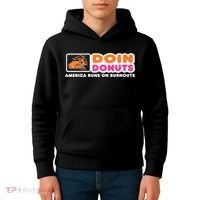 Doin Donuts Funny Burnout Racing Car Enthusiast Kids Hoodie thumb 4