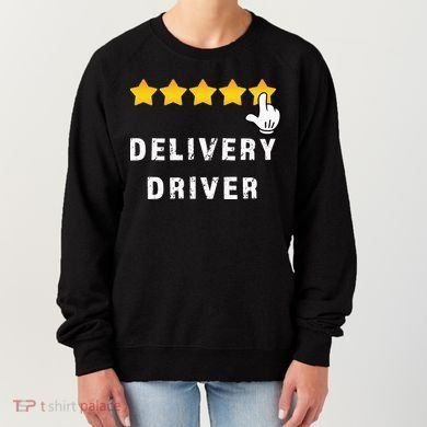 Delivery Driver Five Star Food Dash Grub Grocery Women's Sweatshirt