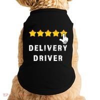 Delivery Driver Five Star Food Dash Grub Grocery Doggie Tank thumb 0