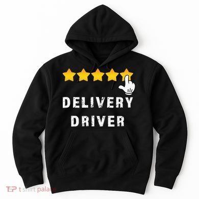 Delivery Driver Five Star Food Dash Grub Grocery Hoodie