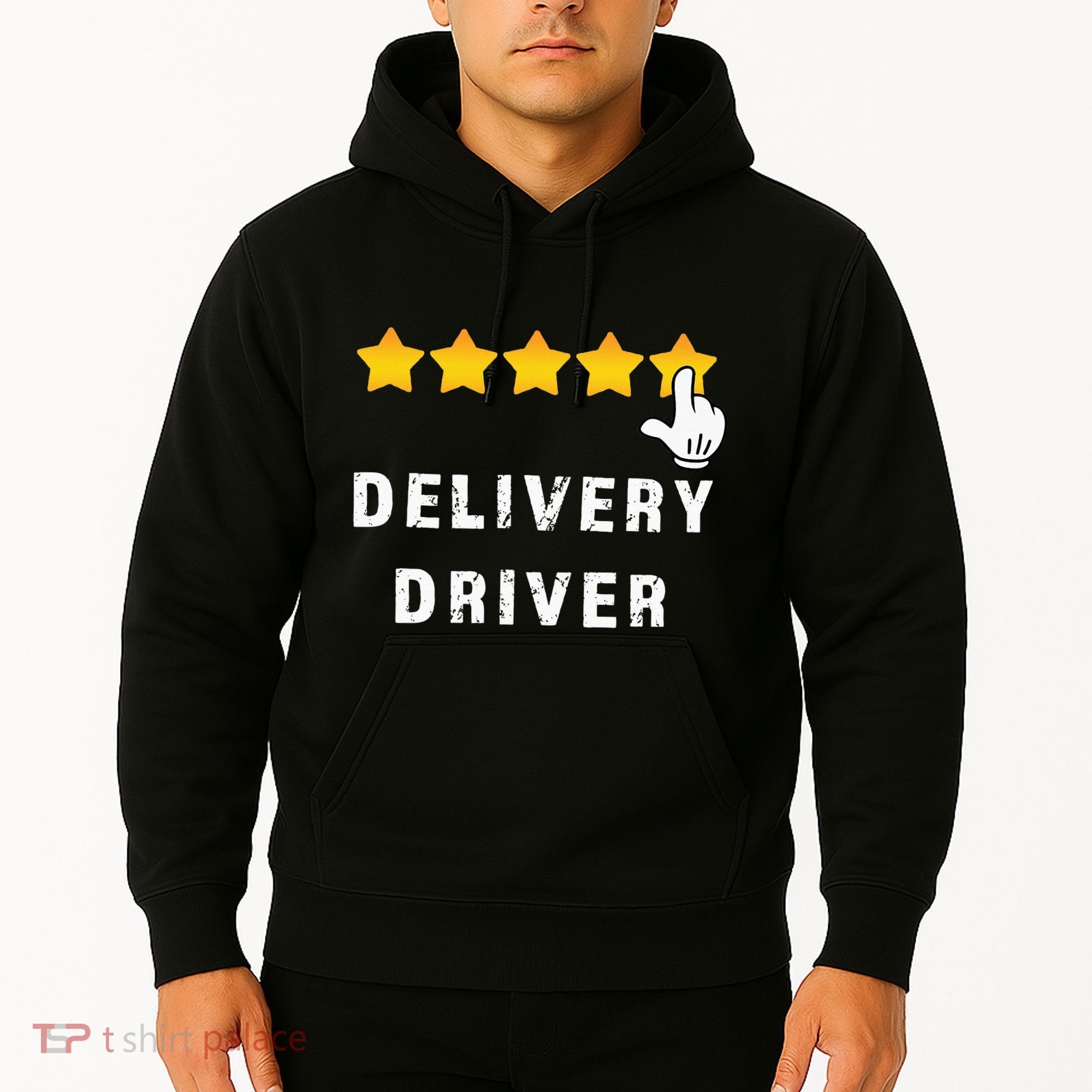Delivery Driver Five Star Food Dash Grub Grocery Hoodie