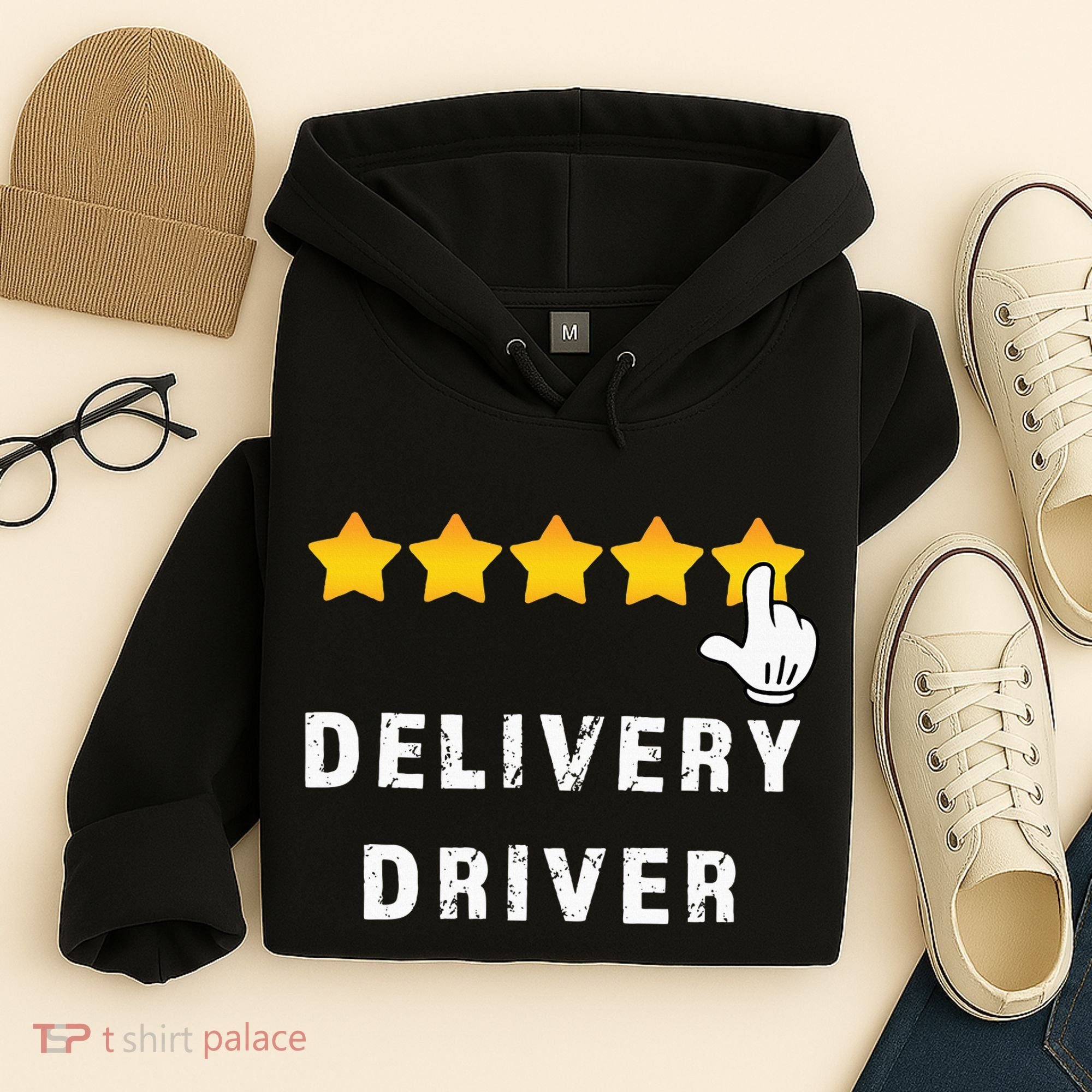Delivery Driver Five Star Food Dash Grub Grocery Hoodie