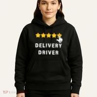 Delivery Driver Five Star Food Dash Grub Grocery Hoodie thumb 5