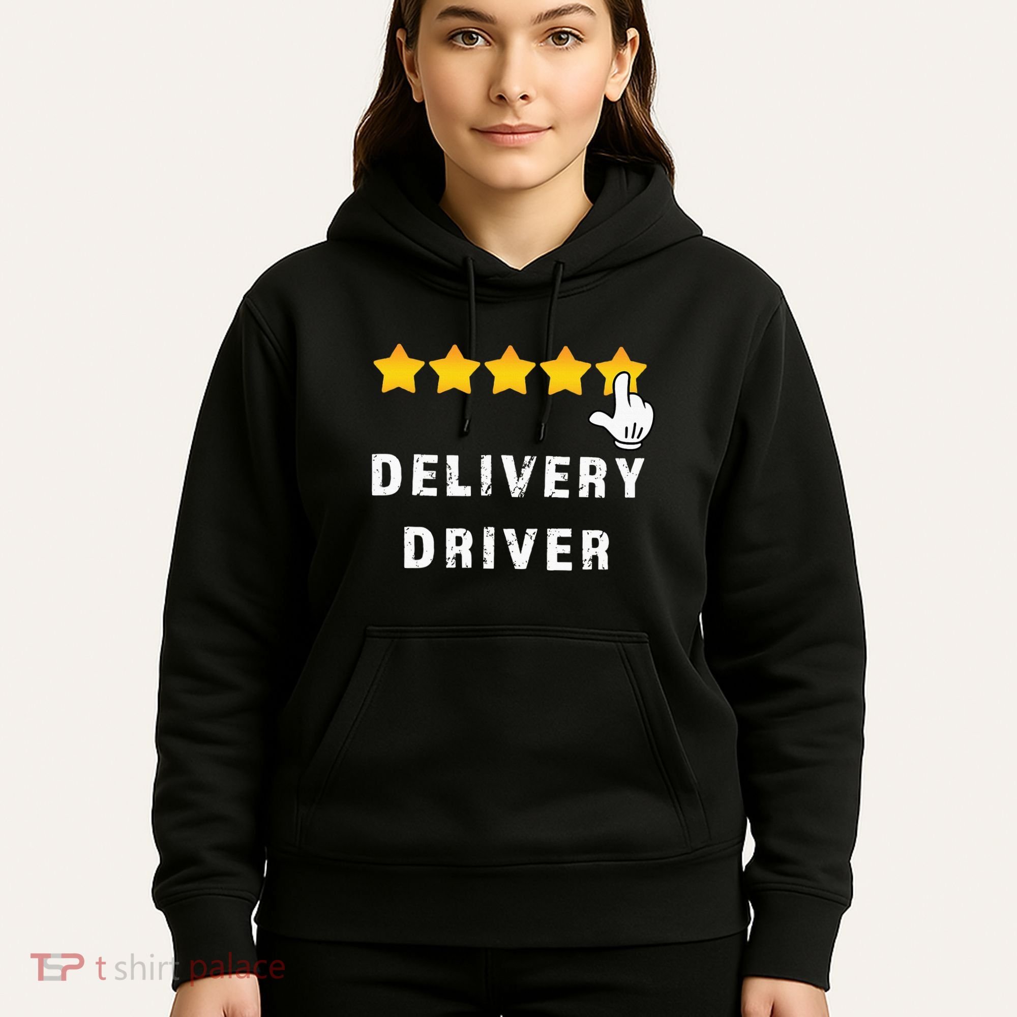 Delivery Driver Five Star Food Dash Grub Grocery Hoodie