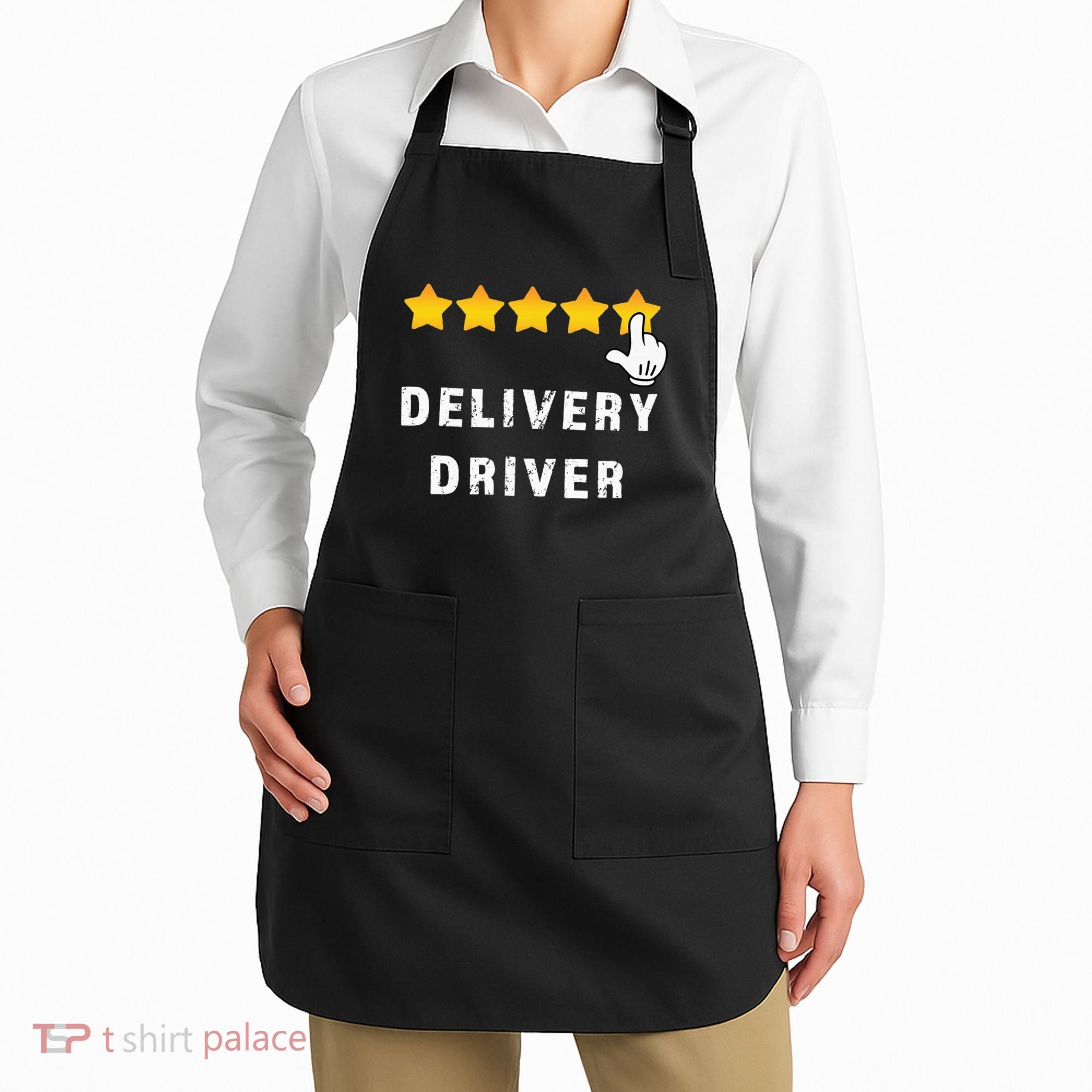 Delivery Driver Five Star Food Dash Grub Grocery Apron
