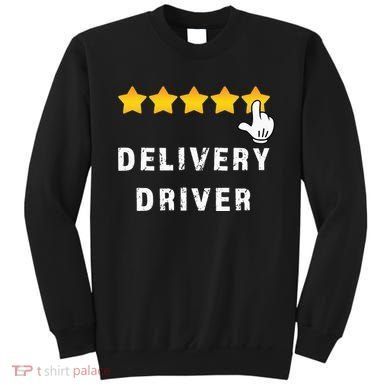Delivery Driver Five Star Food Dash Grub Grocery Sweatshirt
