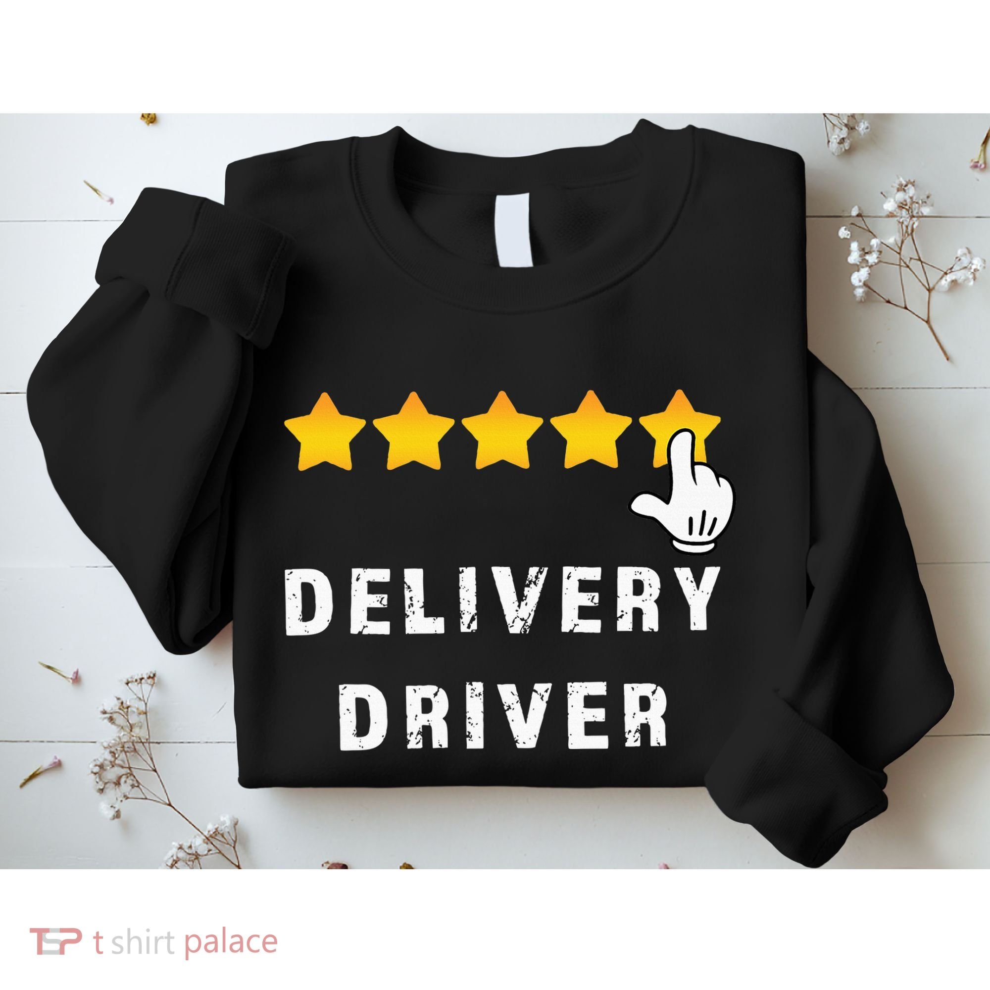Delivery Driver Five Star Food Dash Grub Grocery Sweatshirt