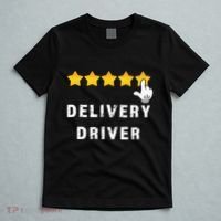 Delivery Driver Five Star Food Dash Grub Grocery T-Shirt thumb 5