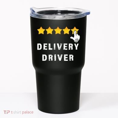 Delivery Driver Five Star Food Dash Grub Grocery Tumbler