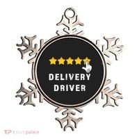 Delivery Driver Five Star Food Dash Grub Grocery Ornament thumb 0