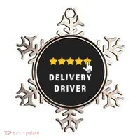 Delivery Driver Five Star Food Dash Grub Grocery Ornament thumb 0
