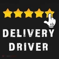 Delivery Driver Five Star Food Dash Grub Grocery Ornament thumb 1