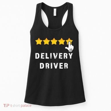 Delivery Driver Five Star Food Dash Grub Grocery Women's Tank Top