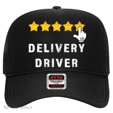 Delivery Driver Five Star Food Dash Grub Grocery Hat