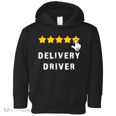 Delivery Driver Five Star Food Dash Grub Grocery Toddler Hoodie