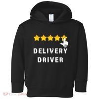 Delivery Driver Five Star Food Dash Grub Grocery Toddler Hoodie thumb 0