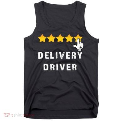 Delivery Driver Five Star Food Dash Grub Grocery Tank Top