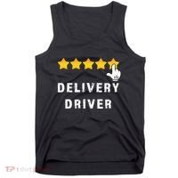Delivery Driver Five Star Food Dash Grub Grocery Tank Top thumb 0