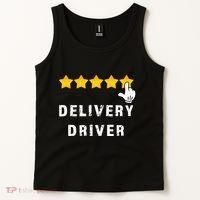 Delivery Driver Five Star Food Dash Grub Grocery Tank Top thumb 2