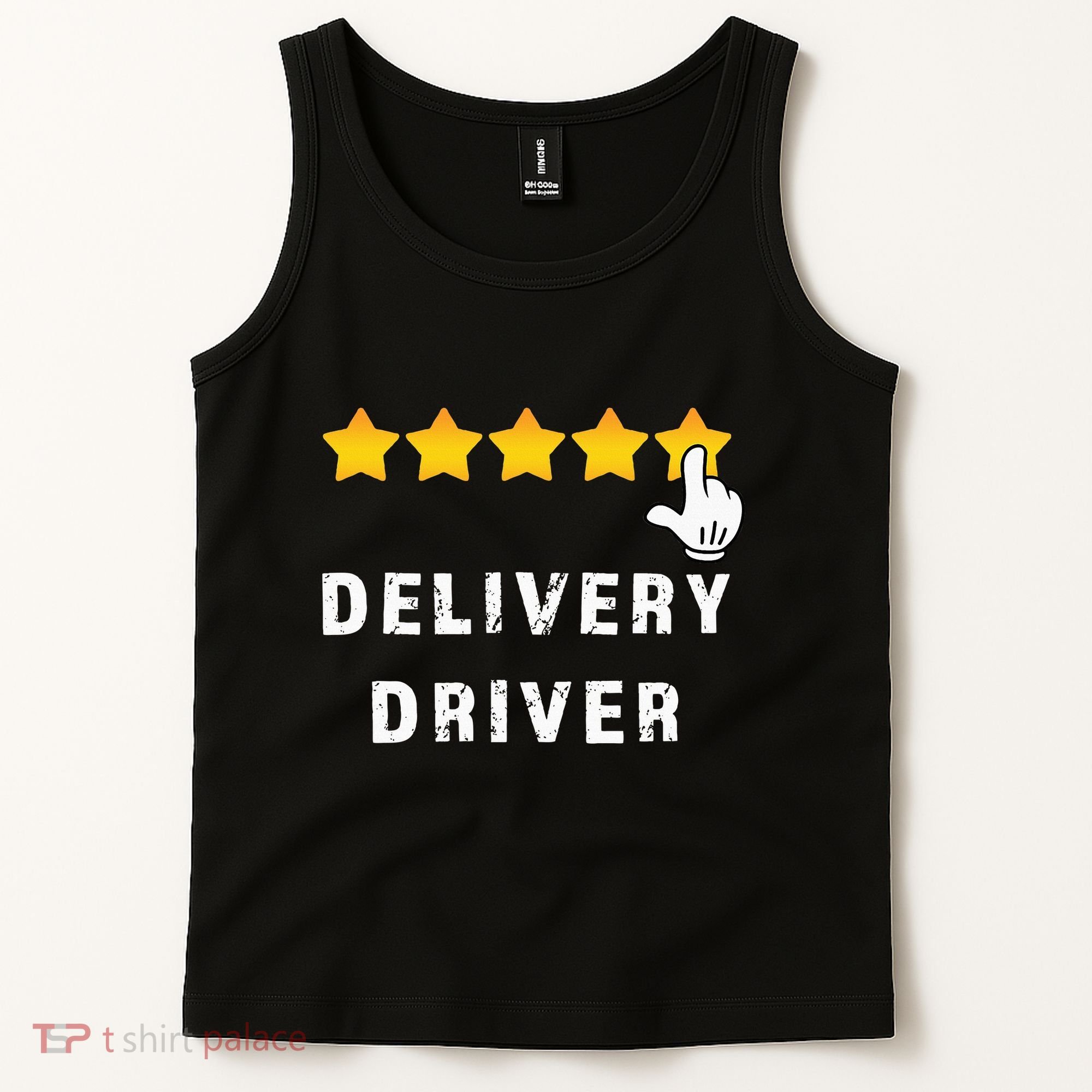 Delivery Driver Five Star Food Dash Grub Grocery Tank Top