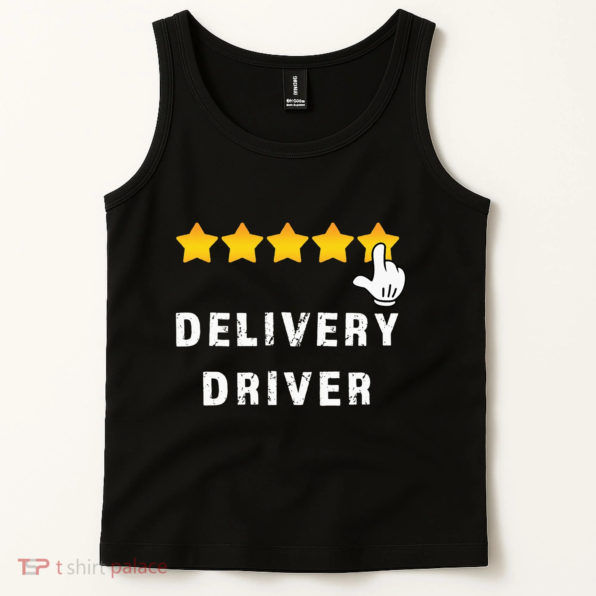 Delivery Driver Five Star Food Dash Grub Grocery Tank Top
