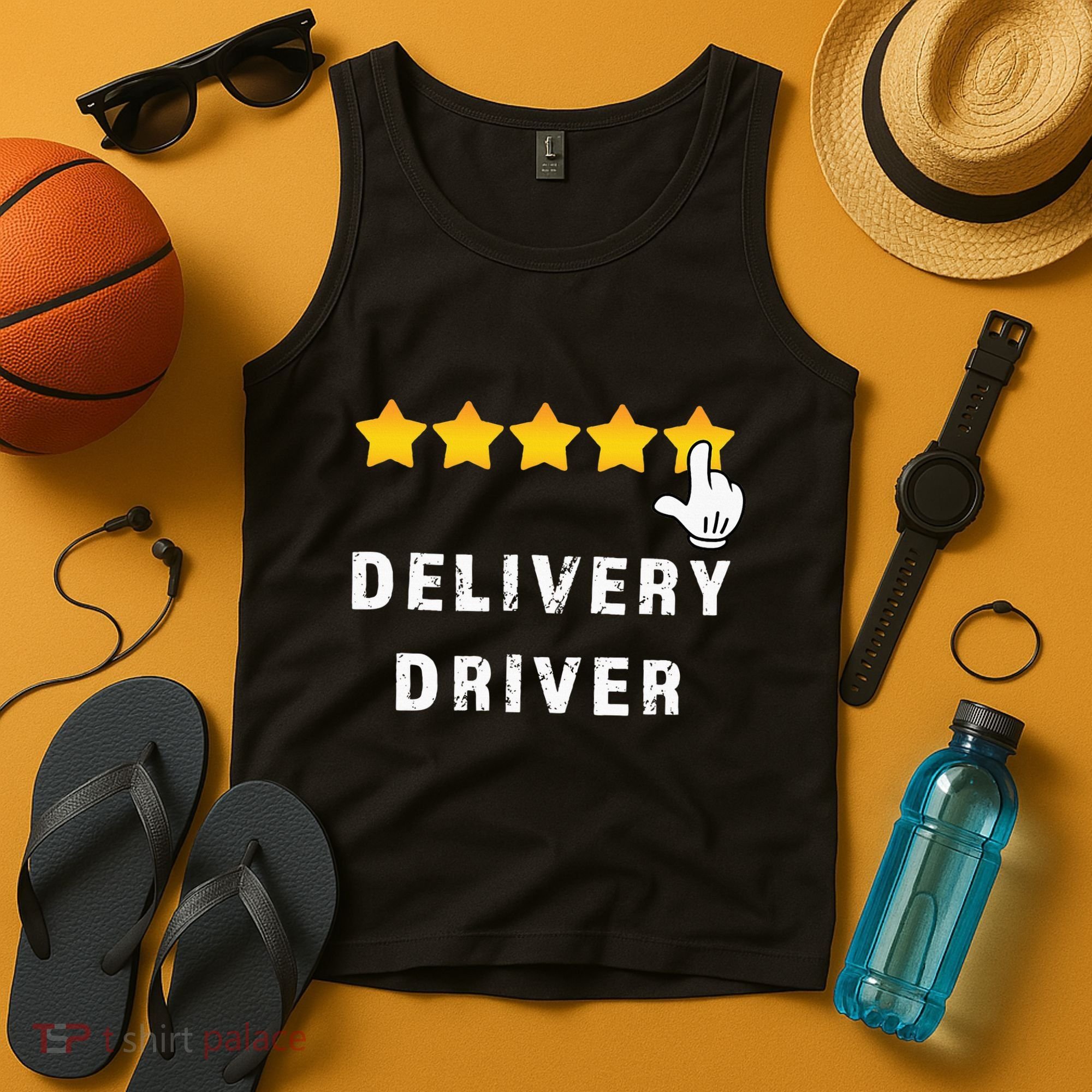 Delivery Driver Five Star Food Dash Grub Grocery Tank Top
