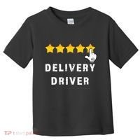 Delivery Driver Five Star Food Dash Grub Grocery Toddler T-Shirt thumb 0