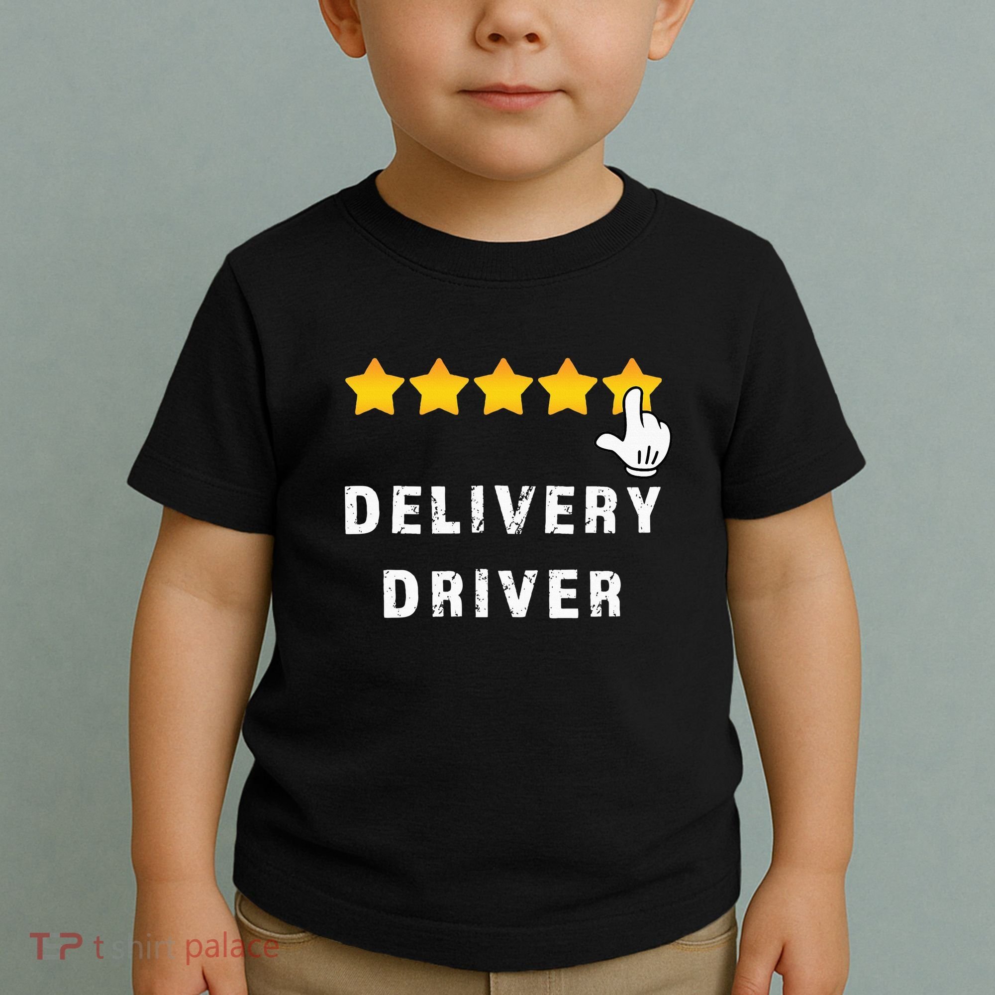 Delivery Driver Five Star Food Dash Grub Grocery Toddler T-Shirt