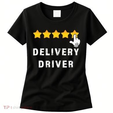 Delivery Driver Five Star Food Dash Grub Grocery Women's T-Shirt