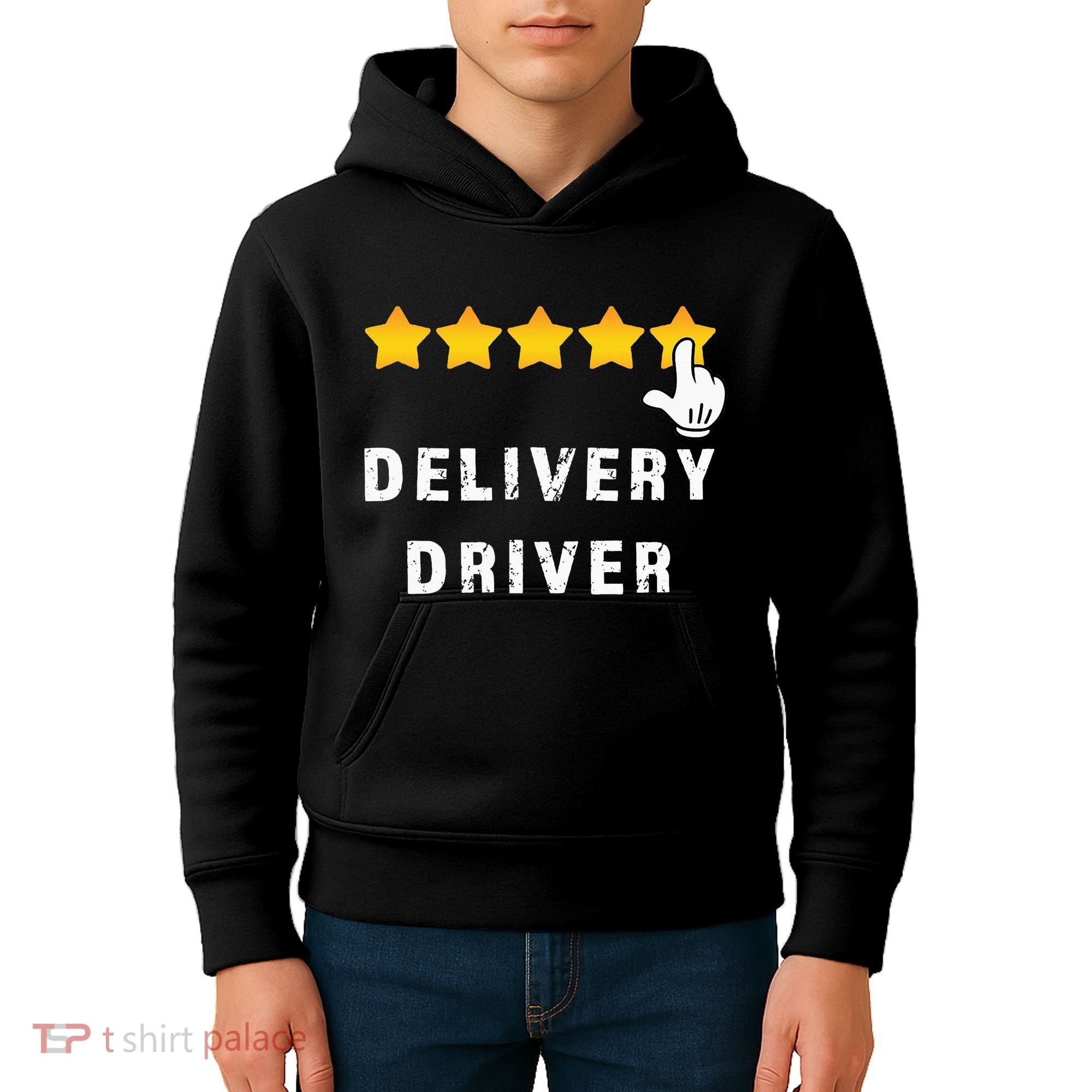 Delivery Driver Five Star Food Dash Grub Grocery Kids Hoodie