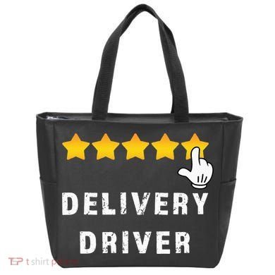 Delivery Driver Five Star Food Dash Grub Grocery Tote Bag