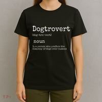 Dogtrovert Definition Funny Dog S T-Shirt thumb 4
